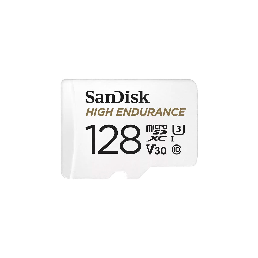 SANDISK-128 | Tarjeta microSDXC UHS-I SanDisk High Endurance de 128GB para vídeo Full HD y 4K