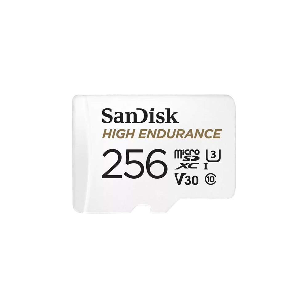 SANDISK-256 | Tarjeta microSDXC UHS-I SanDisk High Endurance de 256GB para vídeo Full HD y 4K