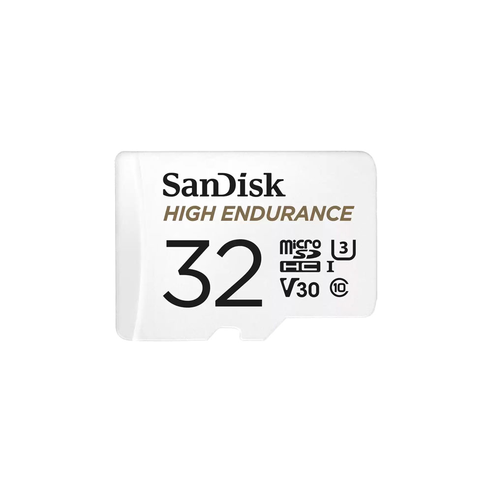 SANDISK-32 | Tarjeta microSDHC UHS-I SanDisk High Endurance de 32GB para vídeo Full HD y 4K