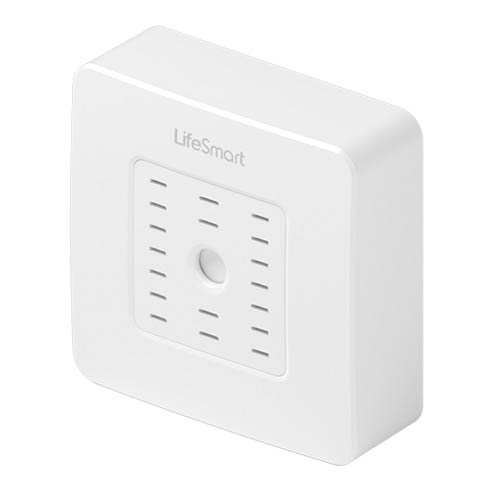 SMARTLIFE-25 | Sensor ambiental de CO2 + TVOC de LifeSmart. Supervisión en tiempo real. Alarma remota. Disparador inteligente con encendido automático del purificador de aire. Habilita automáticamente el ventilador. 5V CC. Requiere Smart Station.