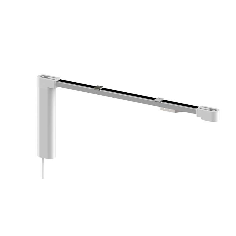 SMARTLIFE-34 | QuickLink curtain motor package. Silent engine without vibration. The curtain can be closed and opened manually. Easy installation and assembly. Maximum load supported of 50 kg. Possibility to choose between lateral or central opening.