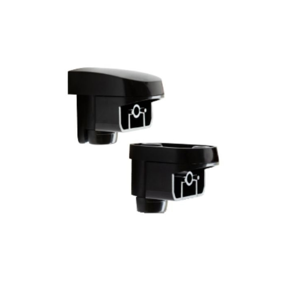 TEXE-67 | Pack of 10 black Texecom Capture wall and ceiling brackets for Grade 2 wired detectors