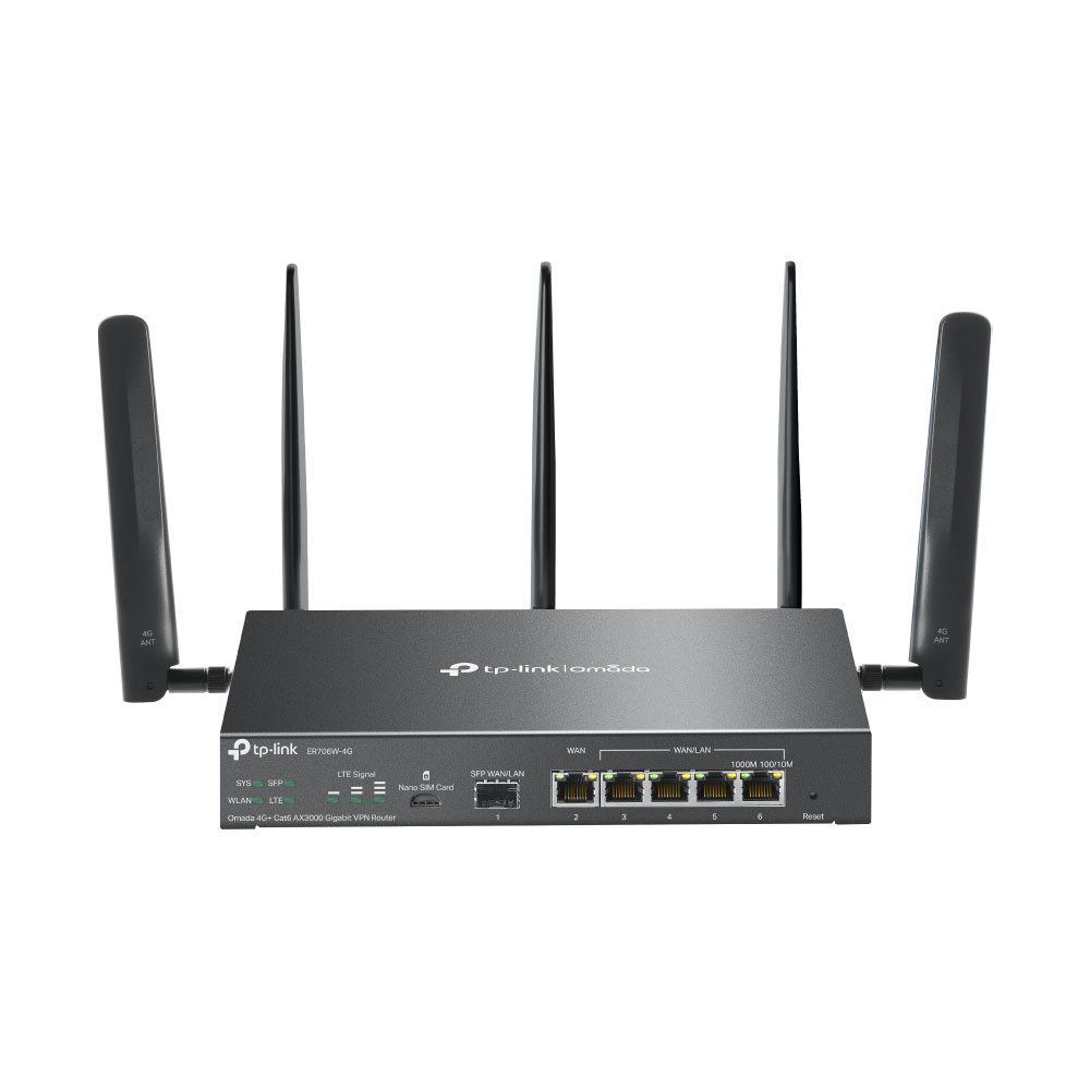 TPLINK-007 | Router VPN Gigabit 4G+ Cat6 Wi-Fi 6 AX3000