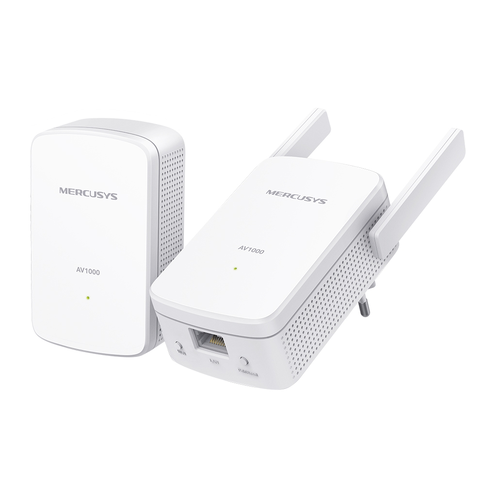 TPLINK-184 | Mercusys AV1000 Powerline Kit with Wi-Fi N
