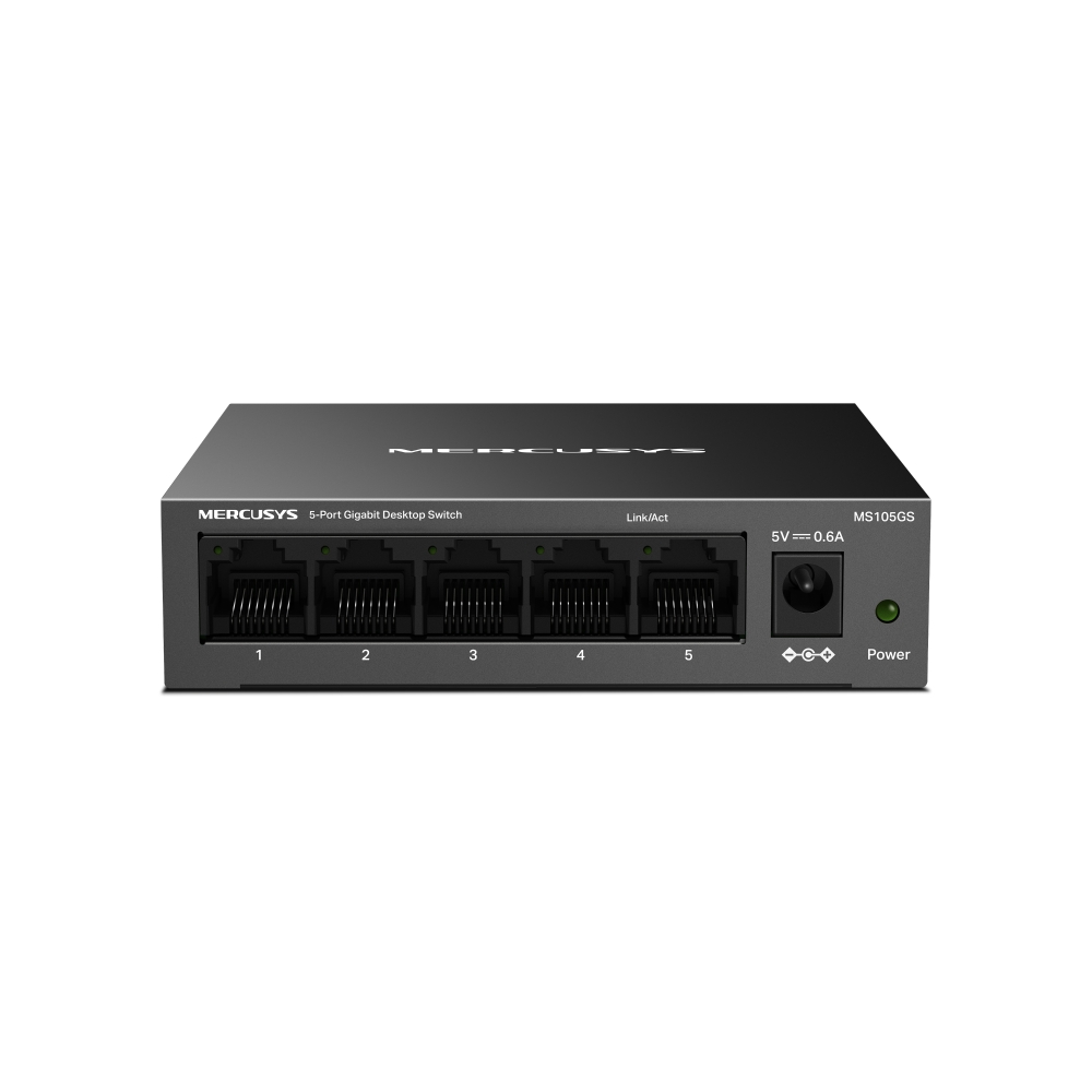TPLINK-199 | Switch Gigabit de 5 puertos Mercusys en carcasa metálica