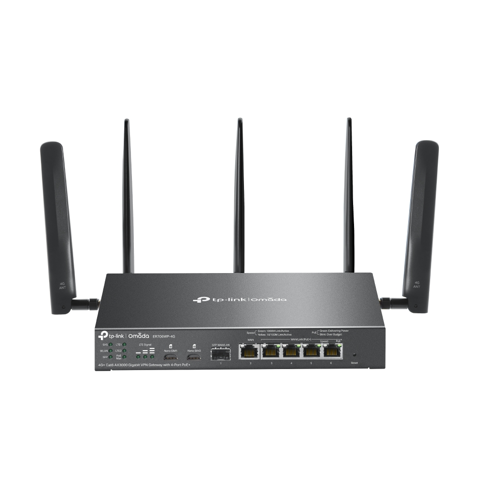 TPLINK-232 | Router VPN 4G+ Wi-Fi 6 AX3000 TP-Link Omada