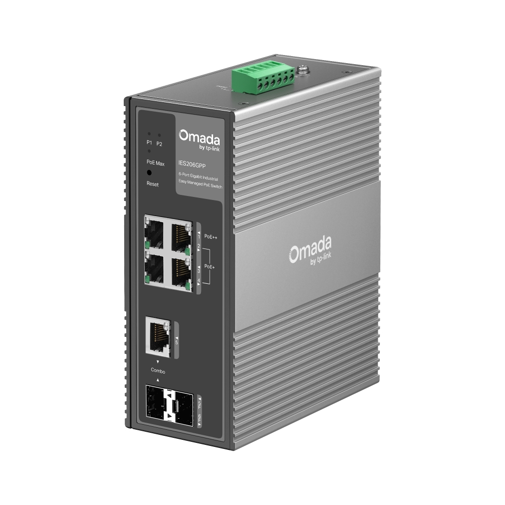 TPLINK-234 | Switch industrial Gigabit PoE gerenciável TP-Link Omada