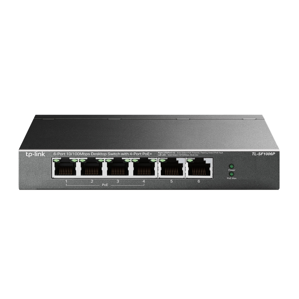 TPLINK-263 | Commutateur PoE+ 6 ports de TP-Link