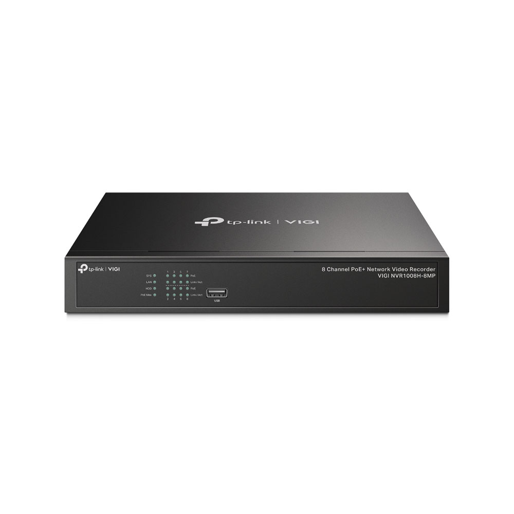 TPLINK-304 | NVR IP de 8 canales TP-Link VIGI con 8 PoE+
