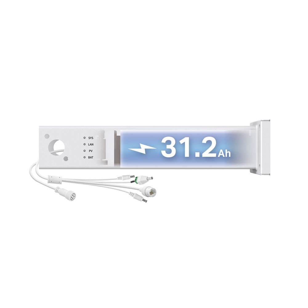 TPLINK-314 | Controlador de sistema solar VIGI by TP-Link com bateria de lítio de 30,6 Ah e IP66