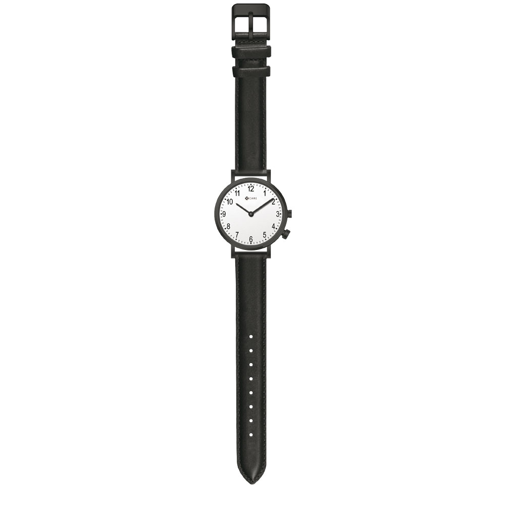VESTA-091 | Montre d'urgence personnelle élégante. Alertes lorsque vous appuyez sur le bouton. Transmission de signal fiable. Détection et supervision de batterie faible. Plusieurs options de bracelet. Conception confortable. Modèle homme