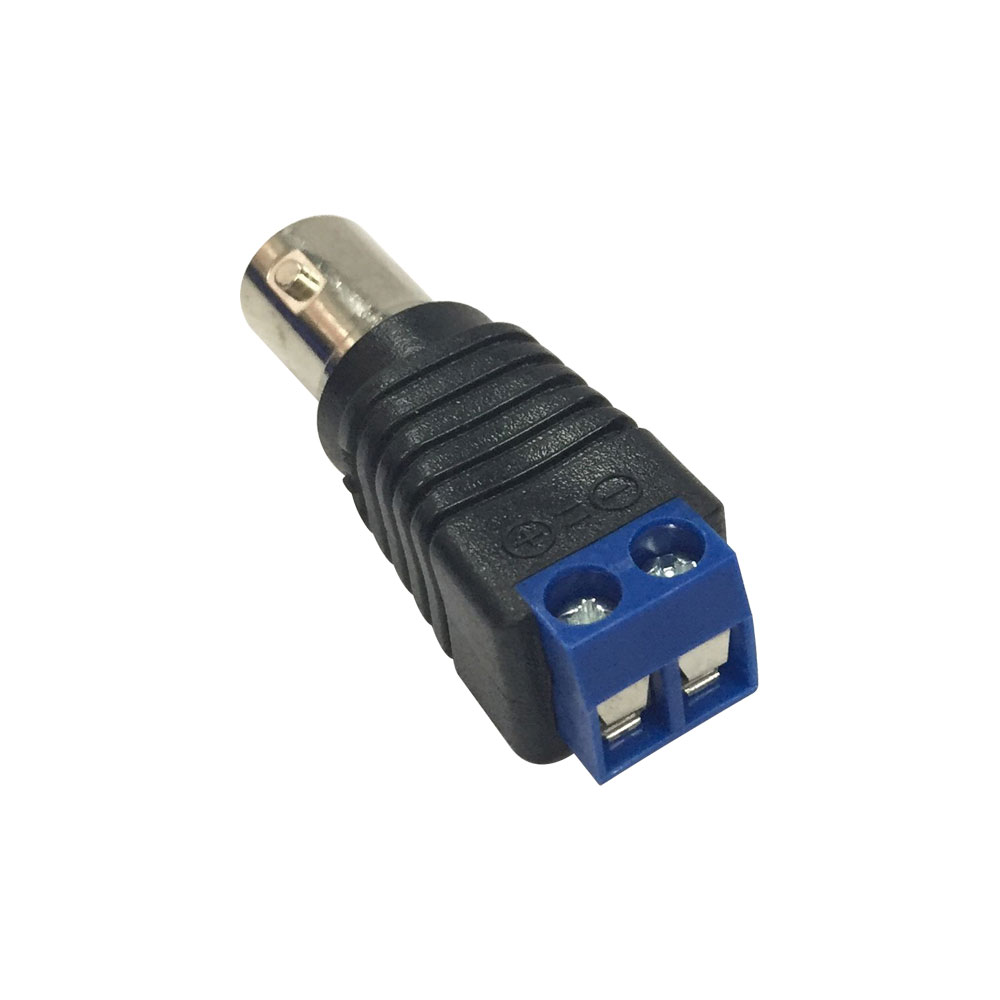 VESTA-497 | Conector BNC fêmea VESTA com terminal de parafusos para instalações CCTV