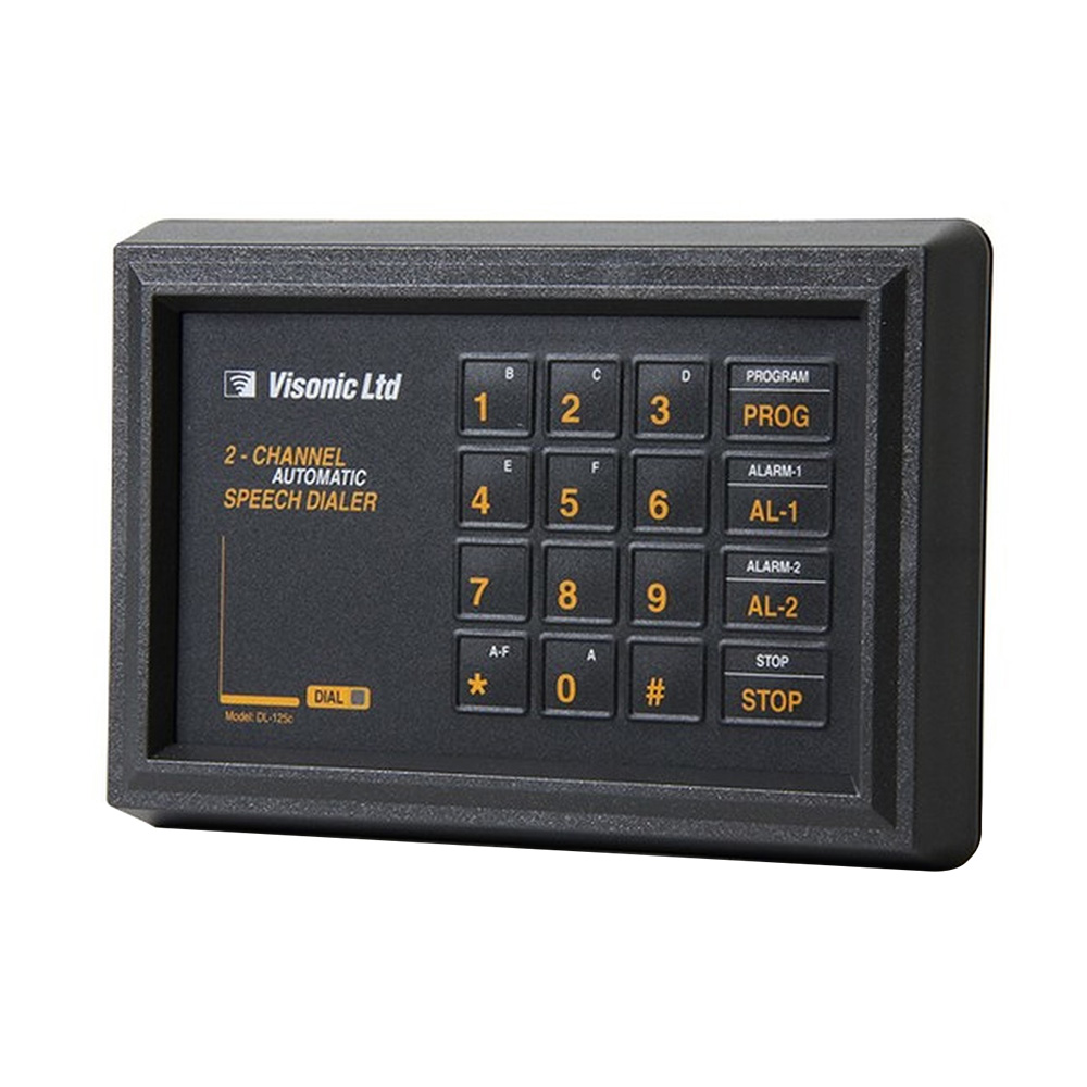 VISONIC-118 | Marcador de voz automático VISONIC para envío de mensajes hablados a teléfonos particulares con sistema de escucha incorporado