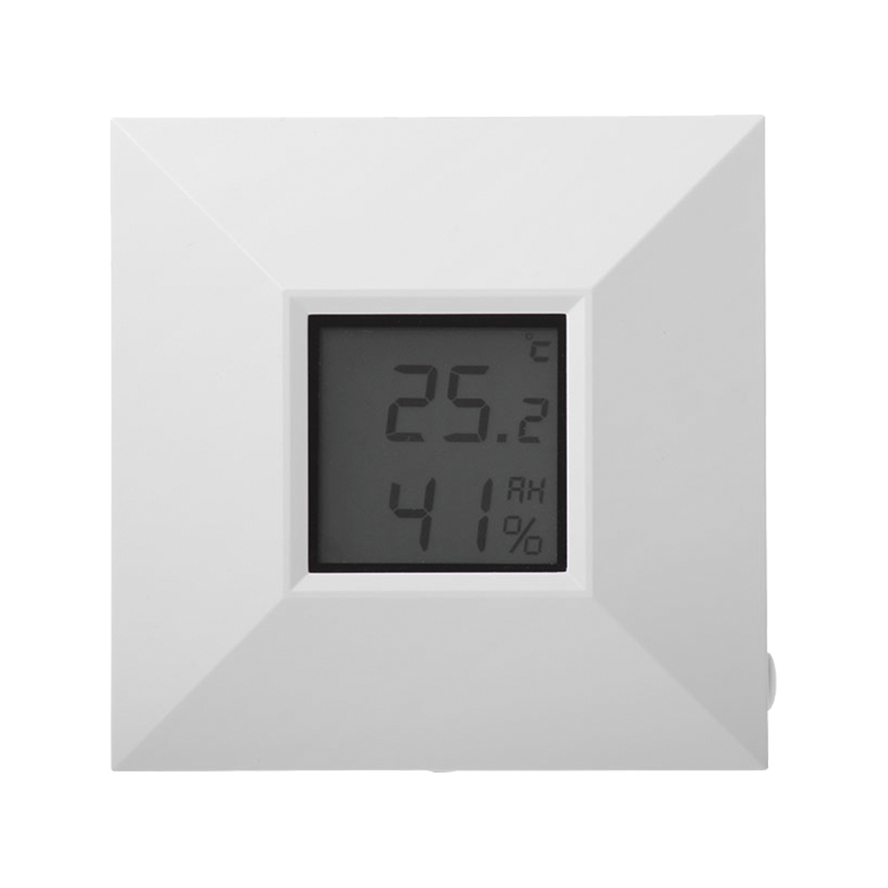 VESTA-041 | Sensor de temperatura y humedad VESTA by Climax. Envía informes de temperatura y humedad al panel de control cada diez minutos. -10°C~+50°C, 0%~95% RH. Funciona con 2 pilas alcalinas AA de 3V. Vida útil de las pilas de 2,8 años