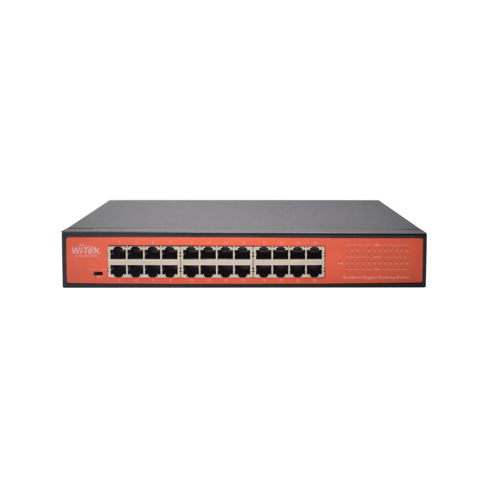 WITEK-0016N | Commutateur non administrable 24 ports Gigabit