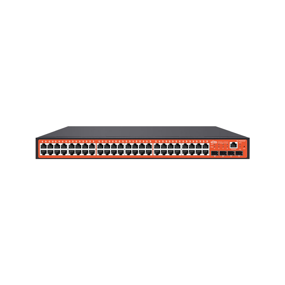 WITEK-0077 | Switch Gigabit L2+ PoE+ gestibile a 48 porte