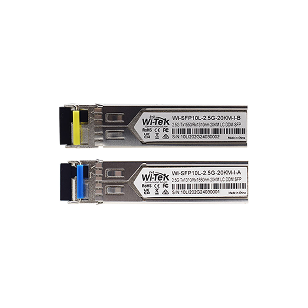 WITEK-0123 | Módulo SFP monomodo de 2,5 Gbps