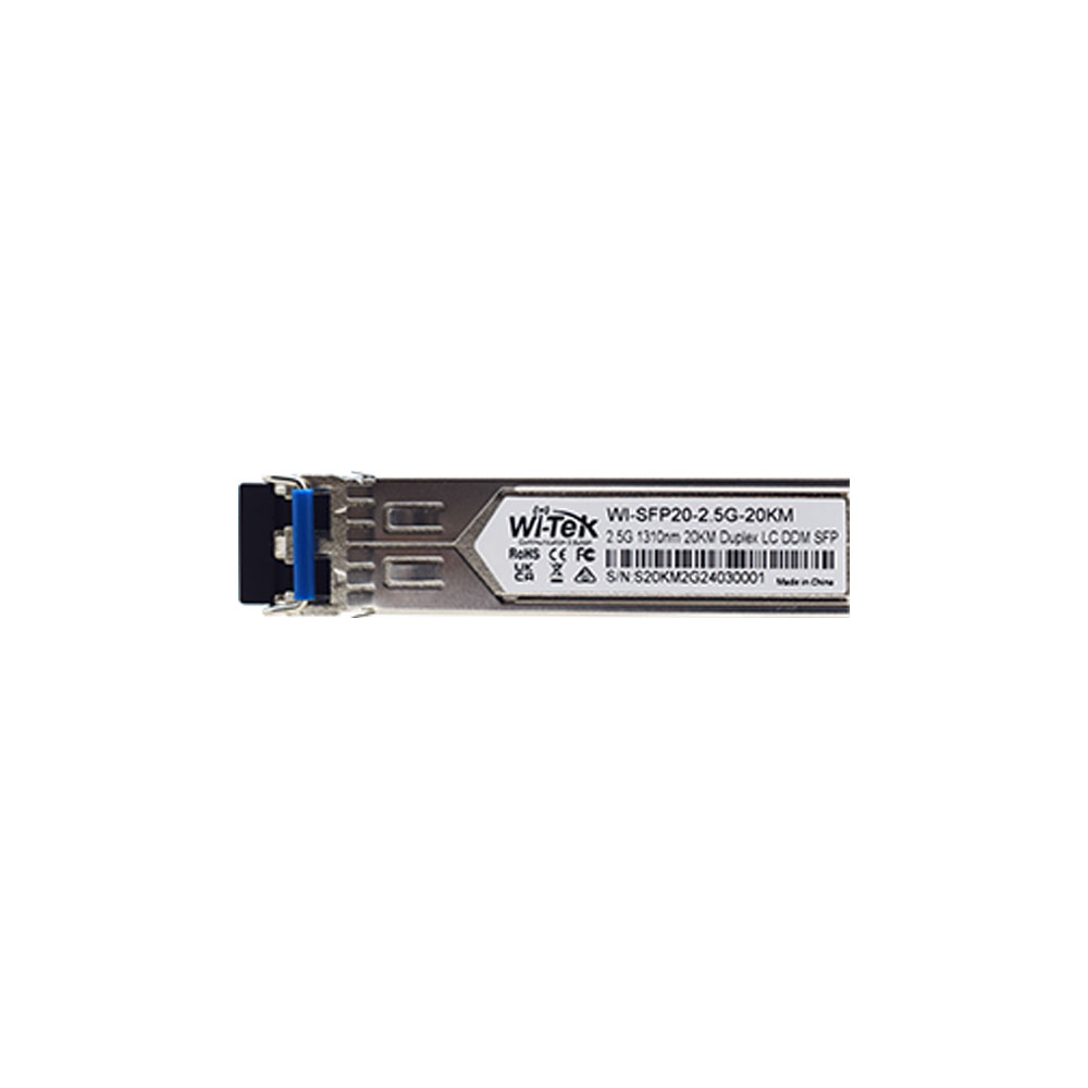 WITEK-0132 | 2.5 Gbps single-mode SFP module