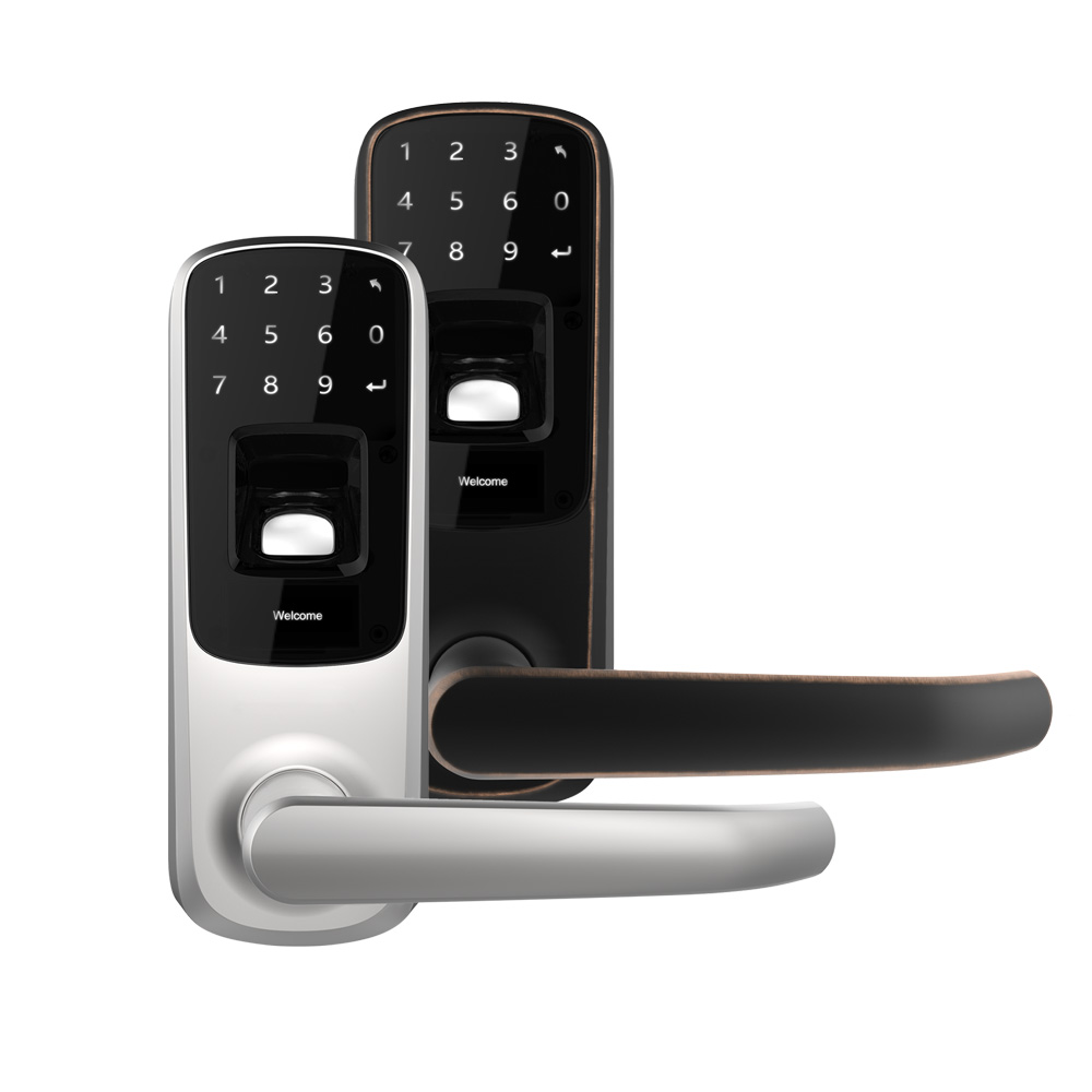 CONAC-720 | Sistema autonomo di apertura della porta con serratura intelligente ANVIZ. Identificazione per impronte dattilari e codice. Tastiera tattile con sistema anti-peep. Fino a 95 impronte e 95 codice. Autonoma, si alimenta con 3 pile AA. Funzioni extra di sicurezza.