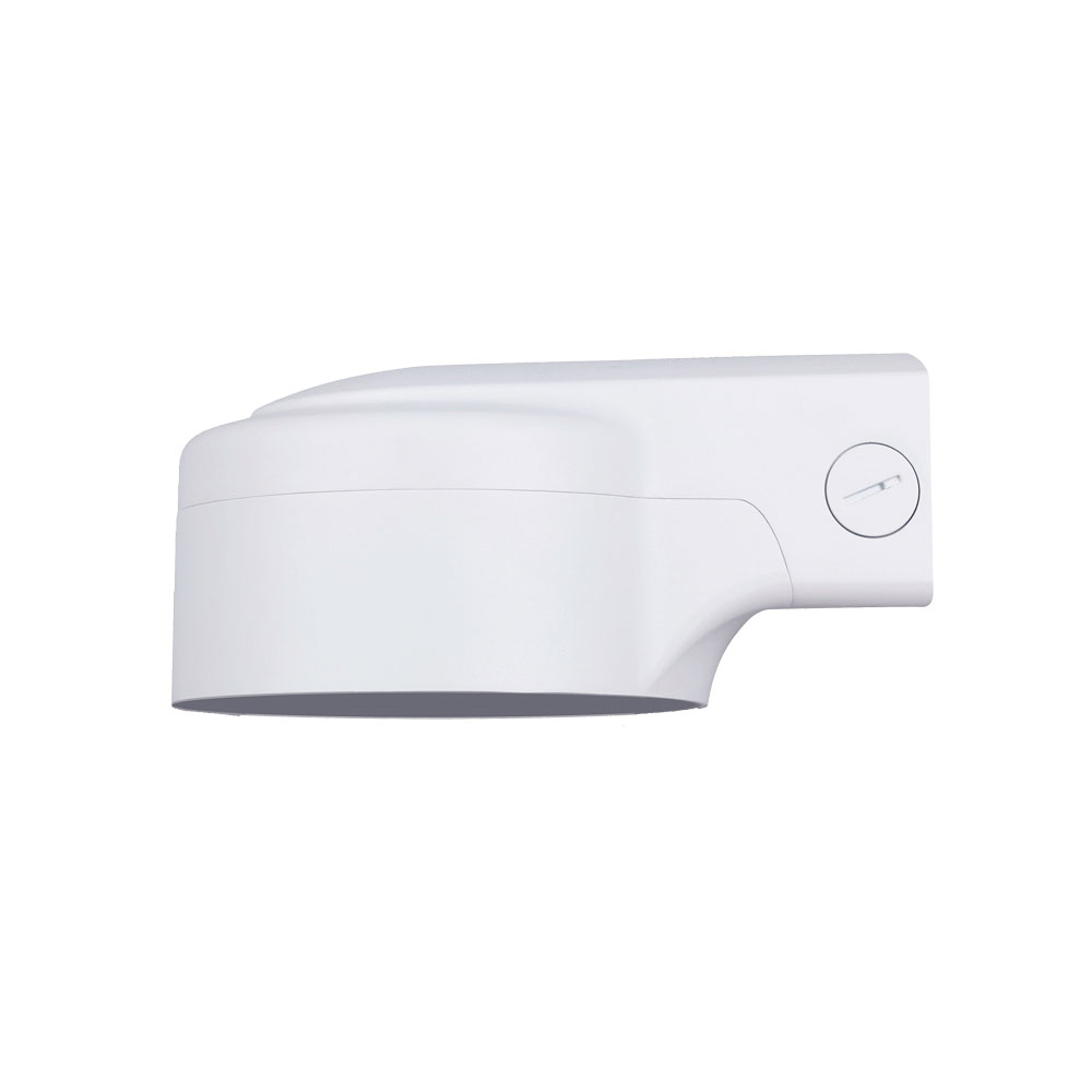 DAHUA-1028 | Waterproof wall mount bracket with safety rope hook attached, two out-holes (G3/4) for cable hiding and wiring.