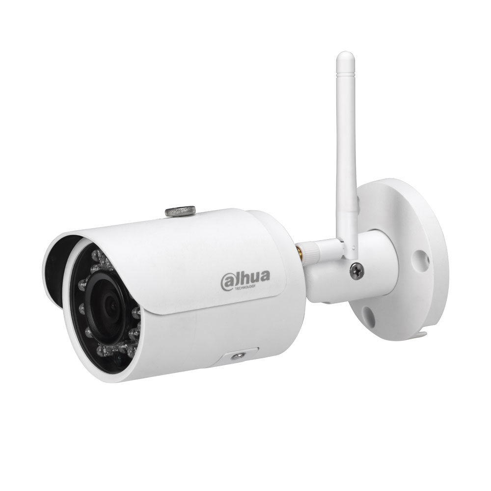 DAHUA-620-FO | Cámara bullet IP serie PRO con WIFI e iluminación IR de 30 m para exterior. CMOS 1/3”. Stream dual. Resolución de hasta 3MP. Óptica fija de 2,8 mm (77°). Filtro ICR. OSD, AWB, AGC, WDR digital, 3D-NR, mascaras de privacidad, modo corredor. Ranura MicroSD. Onvif. IP67. 3AXIS. 12V CC.