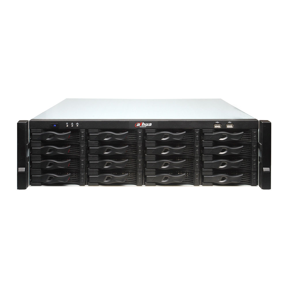 DAHUA-835 | Deposito storage SAS per 16 HDD. Ventilatori ridondanti (fonte d'alimentazione ridondante). Funzionamento 7×24 ore ininterrotto. Dispositivo d'espansione con supporto a cascata. Design chasis SBB, placca base, chasis, fonte d'alimentazione e disco fisso. Supporto 6 TB di disco fisso. 16 supporti SATA. Design modulare hardware. Un unico controller. 2 interfacce SAS, porta> 1 console. 19U montato in rack standard.