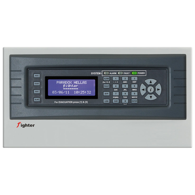 FOC-375 | Panel expansor de 8 zonas con teclado LCD para centrales PARADOX HELLAS Fighter
