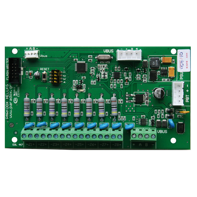 FOC-381 | 8 zone expansion module card for central PARADOX HELLAS Fighter