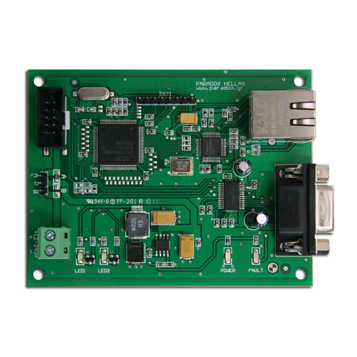 FOC-383 | TCP / IP - RS232 communication module board for central PARADOX HELLAS Fighter