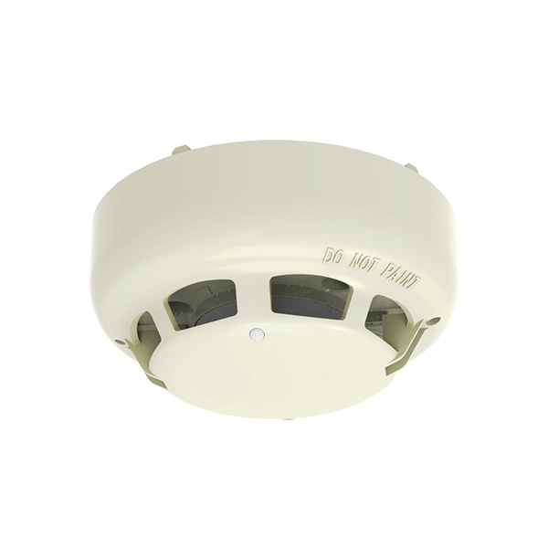 FOC-560 | Detector Hochiki fotoeléctrico de humos analógico con cámara de humo removible de alto rendimiento. Indicadores visibles 360°. Direccionable electrónicamente. Sensibilidad variable. IP42. Mecanismo de bloqueo. Plástico ABS color blanco. EN54.