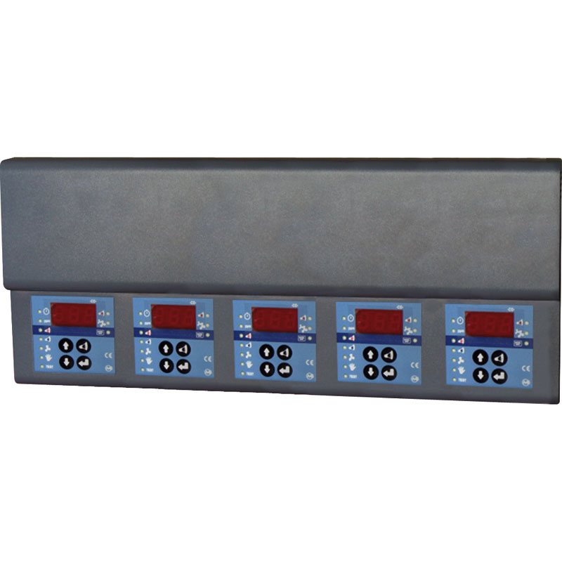 FOC-339 | Central station of carbon monoxide detection of 5 zones. Two available systems, detection by semiconductor or electrochemical probe. Up to 16 addressable and identifiable detectors per zone, individually during alarm or failure