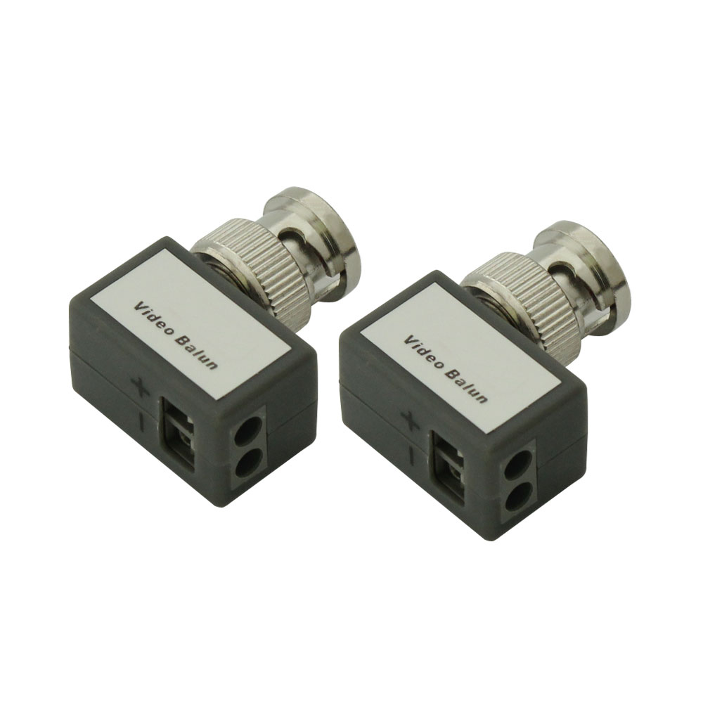 HYU-157N | Pack of 2 passive transceivers of 1 video channel HDCVI, HDTVI and AHD per twisted pair