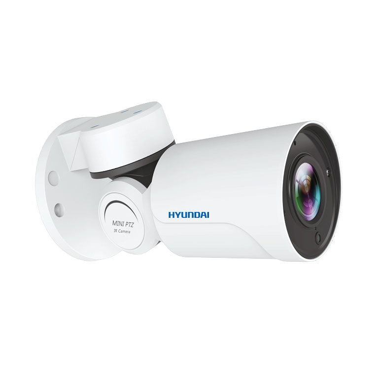 HYU-454 | 4 in 1 PTZ bullet camera PRO series with IR of 30~40 m for outdoors. 1/2,7 CMOS, 2 MP. 1080P resolution. 4 in 1 output (HDCVI / HDTVI / AHD / 960H) by DIP switch. ICR filter. 0,1/0,01 lux. 4X optical zoom (2,8~12 mm). OSD, AWB, AGC, 2D/3D-DNR, mirror. 180° positioner. 1 preset. IP65. 12V DC.