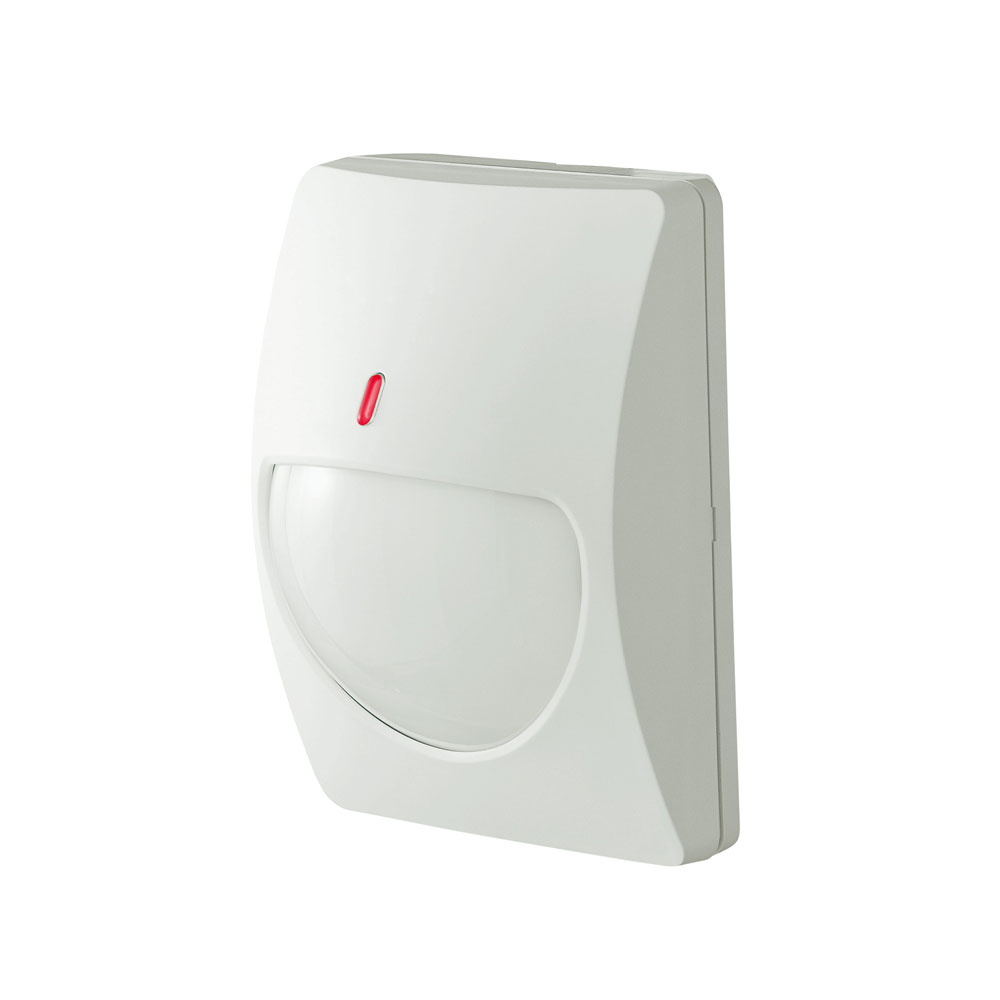 OPTEX-137 | Detector PIR de doble lente. Cobertura de 21x21m, 85° (68 zonas) o largo alcance 2,4x45m (22 zonas). Lentes esféricas. Optica sellada. Tecnología multifocal. Salida de alarma, tamper contra sabotaje. Blindaje de doble malla conductiva. Compensación de temperatura.