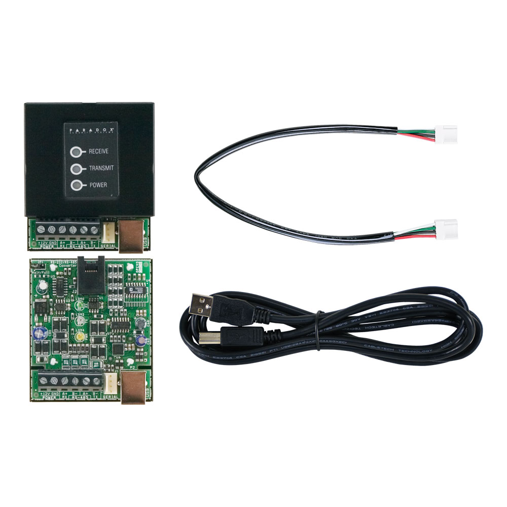PAR-121 | RS-485/RS-232 converter for central to Pc connection (up to 300 meters)