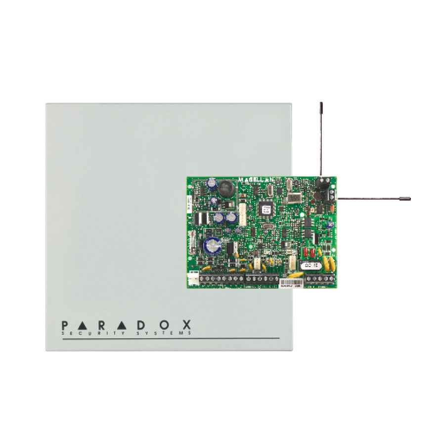 PAR-96 | 2-zone hybrid control panel with built-in radio receiver without keyboard expandable to 32 zones
