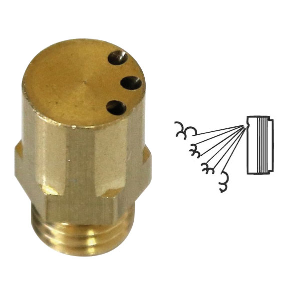 PROT-18 | 3-outlet nozzle with 30 ° tilt for PROT-9 PROTECT Qumulus ™, PROT-10 PROTECT 600i ™ and PROT-11 PROTECT 1100i ™ fog guns