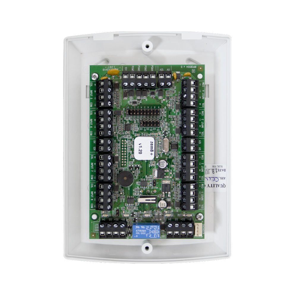 PYRO-27 | Repetidor RS485 para ampliar el alcance del bus de datos. Permite añadir 8 entradas y 4 salidas adicionales a su sistema híbrido o por cable. La caja de policarbonato incluye protección antimanipulación. Grado 3. Clase ambiental II.