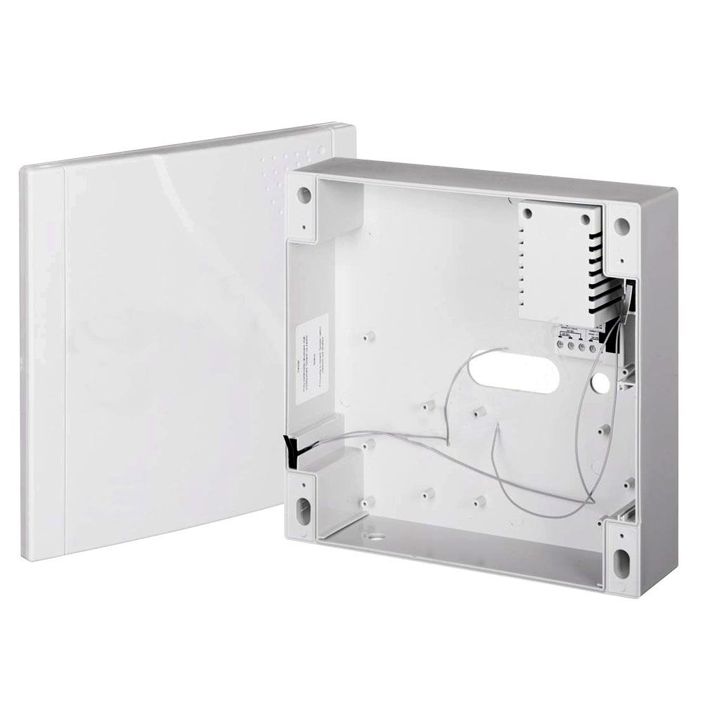 QAR-365 | Caja de plástico con accesorios y transformador para montar el comunicador QAR-360