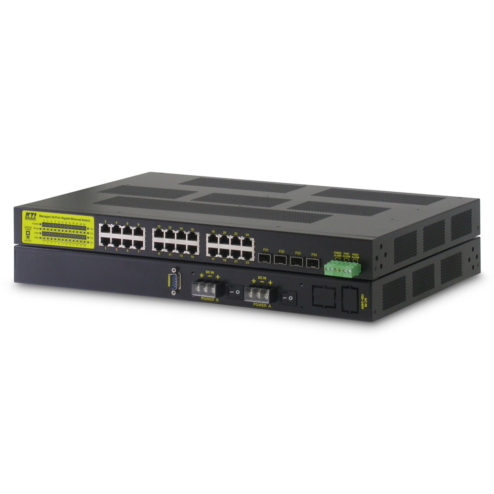 SAM-4388 | Switch PoE+ gestionable (L2/L3) de gama industrial de 24 puertos RJ45 10/100/1000Mbps + 4 puertos combo 10/100/1000Mbps (RJ45 Fast Ethernet o SFP)