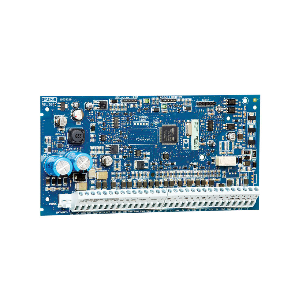 VISONIC-169 | Centrale Visonic Hybrid de 8 à 128 zones. 4 sorties PGM extensible à 148. 8 partitions. 1.000 événements. 95 codes d'utilisateur. Jusqu'à 16 claviers. Jusqu'à 1 récepteur et 8 répéteurs par radio. Grado 2.