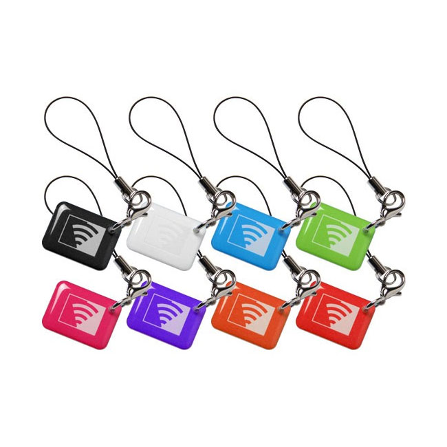 VISONIC-55 | Pack de 8 etiquetas de proximidad Chicklets multicolores.